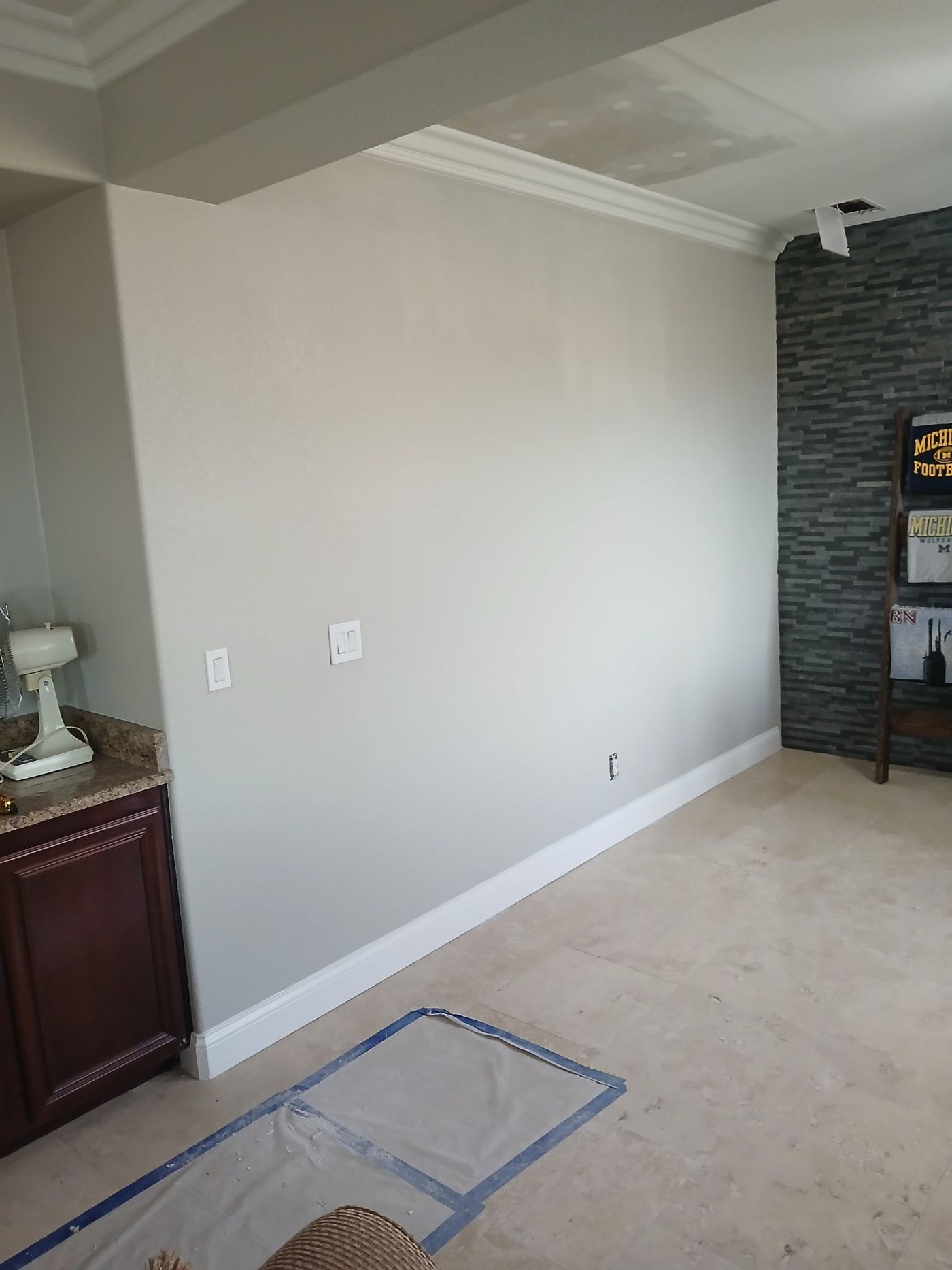 Patched and finished drywall by Wall Repair Pros in Las Vegas